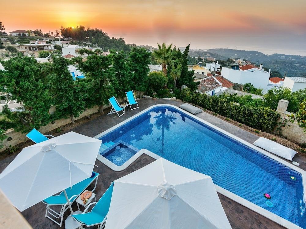 Palladio Luxury Villa With Amazing View Roussospítion Exteriör bild