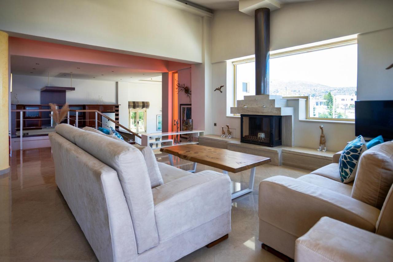 Palladio Luxury Villa With Amazing View Roussospítion Exteriör bild