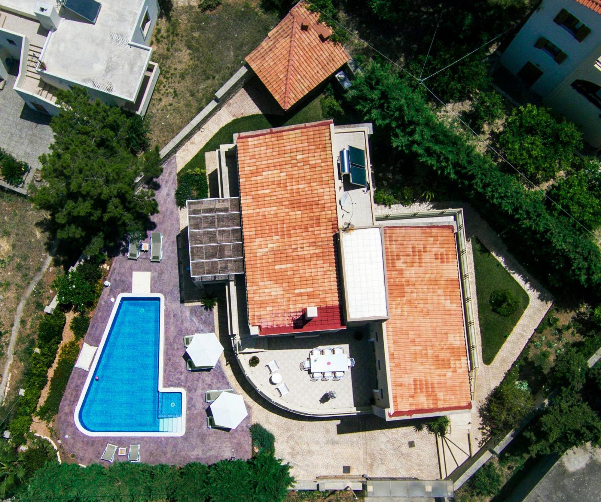 Palladio Luxury Villa With Amazing View Roussospítion Exteriör bild